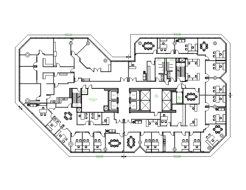 440 Louisiana St, Houston, TX for lease Floor Plan- Image 1 of 2