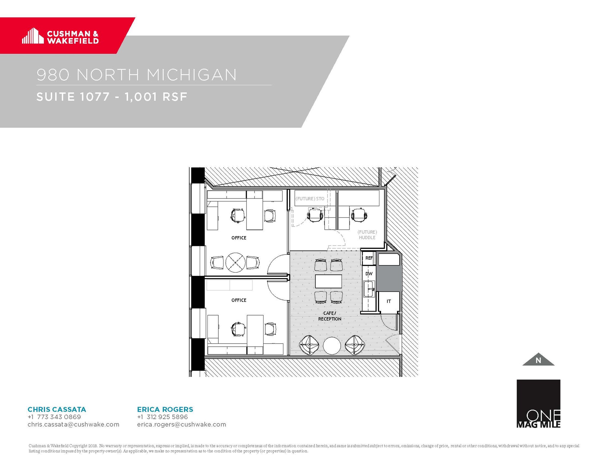 980 N Michigan Ave, Chicago, IL for lease Floor Plan- Image 1 of 1