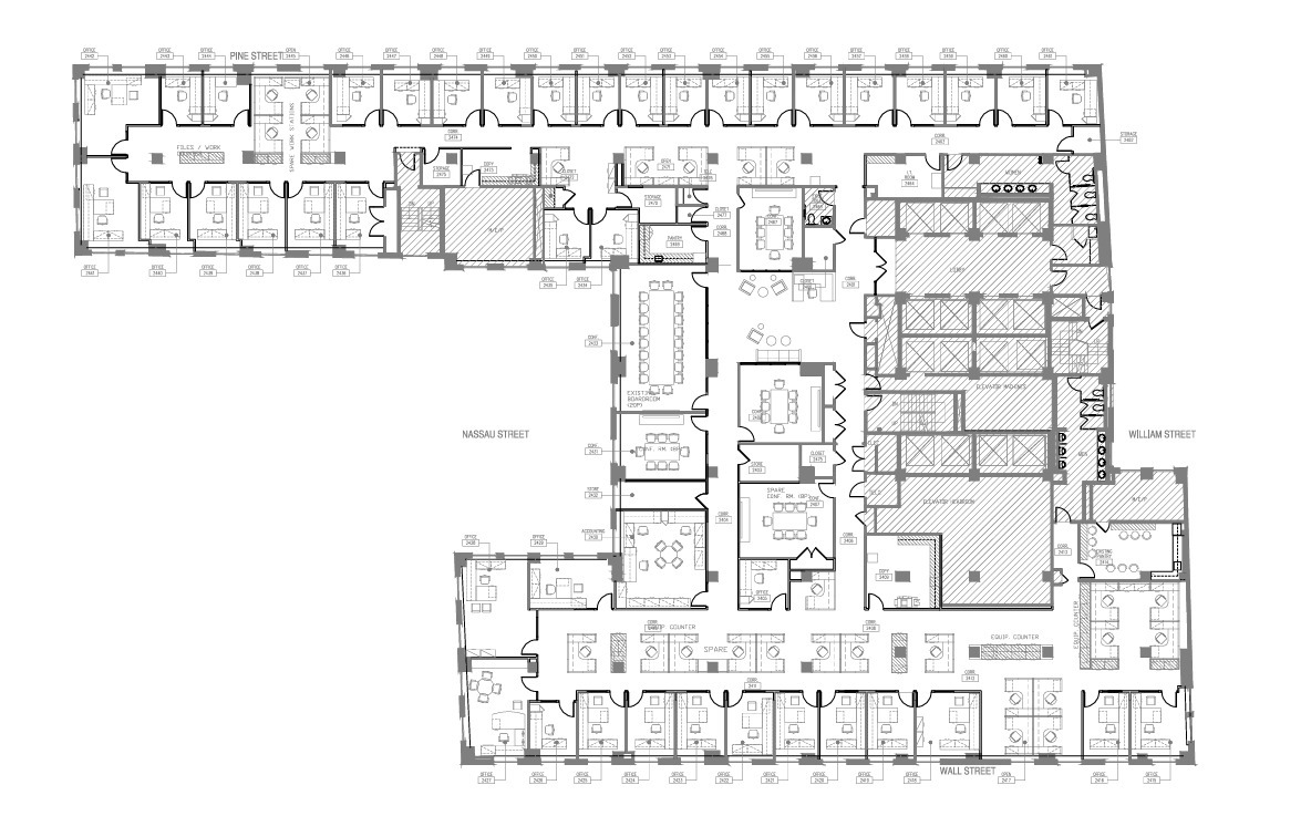 40 Wall St, New York, NY for lease Floor Plan- Image 1 of 1