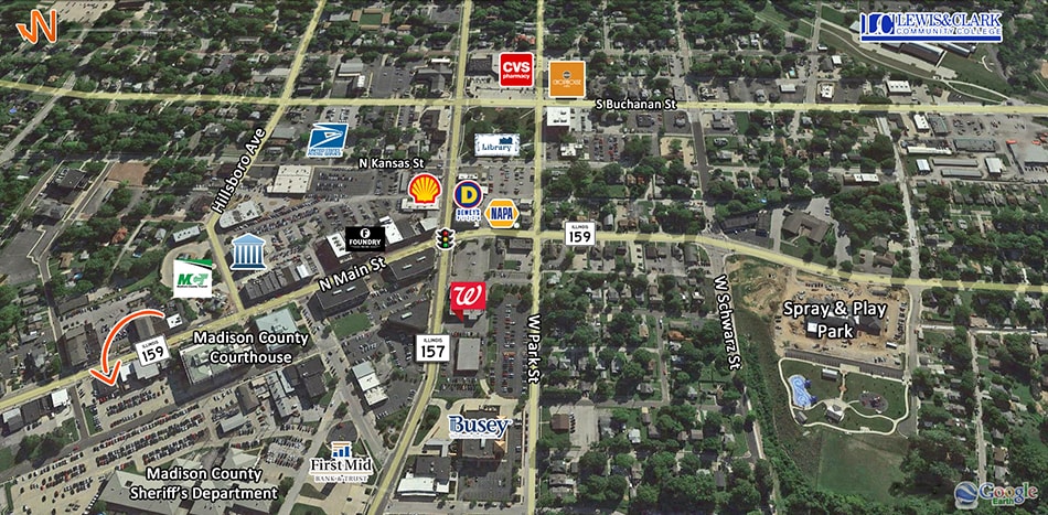 241 N Main St, Edwardsville, IL for lease - Building Photo - Image 2 of 6