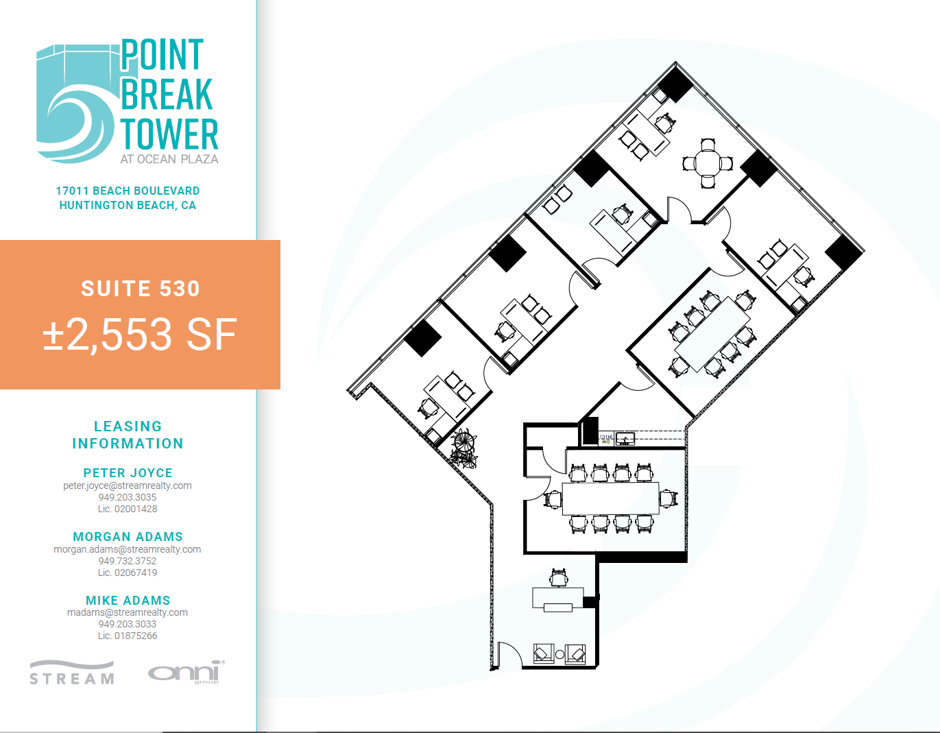 17011 Beach Blvd, Huntington Beach, CA for lease Floor Plan- Image 1 of 2