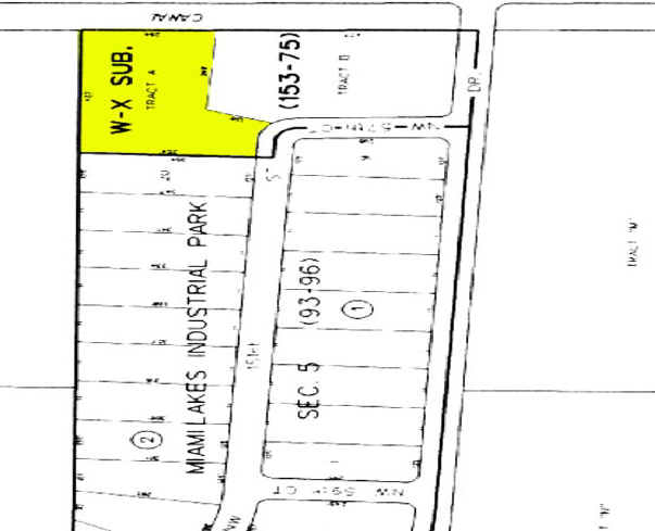 5745 5759 NW 151st St Miami Lakes - 5745 5759 NW 151st St Miami Lakes FL Plat Map 3 Large 