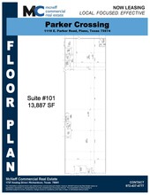 1110 E Parker Rd, Plano, TX for lease Floor Plan- Image 1 of 1