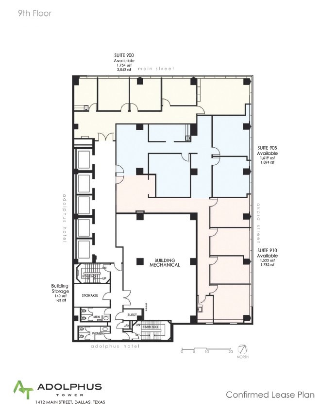 1412 Main St, Dallas, TX for lease Floor Plan- Image 1 of 1