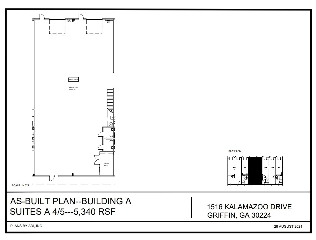 1516 Kalamazoo Dr, Griffin, GA for lease Floor Plan- Image 1 of 1