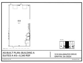 1516 Kalamazoo Dr, Griffin, GA for lease Floor Plan- Image 1 of 1