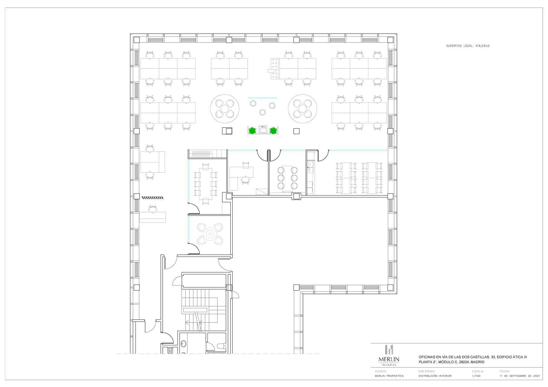 Avenida de Europa, 26, Pozuelo de Alarcón, Madrid for lease Typical Floor Plan- Image 1 of 9