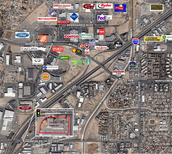 Sec Comanche & Interstate 25, Albuquerque, NM for sale - Building Photo - Image 1 of 1