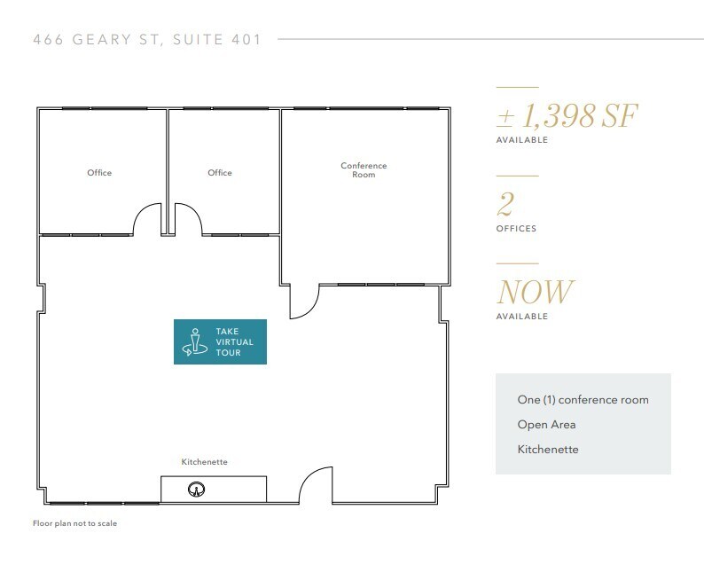 456-466 Geary St, San Francisco, CA for lease Floor Plan- Image 1 of 1