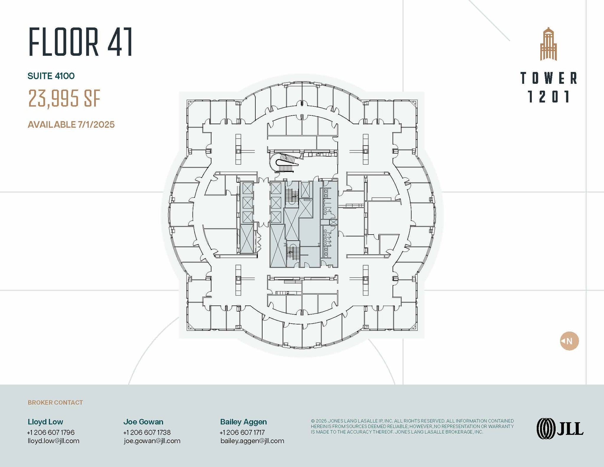 1201 3rd Ave, Seattle, WA for lease Floor Plan- Image 1 of 1