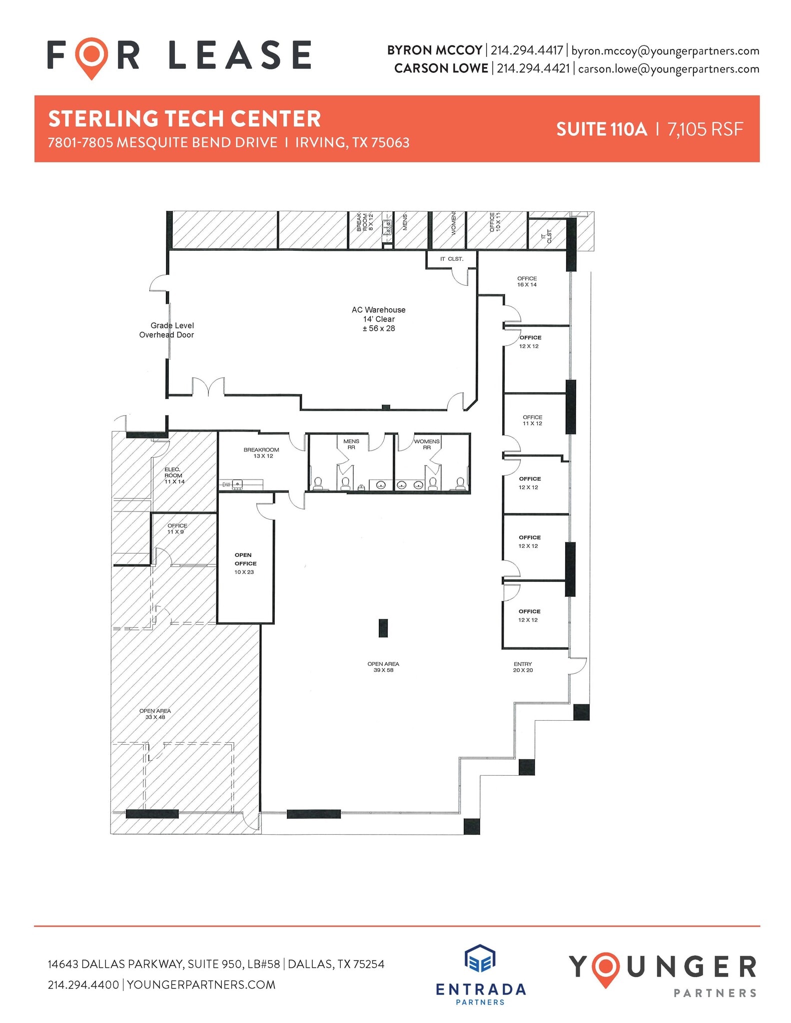 7801 Mesquite Bend Dr, Irving, TX for lease Floor Plan- Image 1 of 1