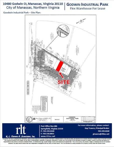 9821-10488 Godwin Ct, Manassas, VA for lease - Plat Map - Image 2 of 7