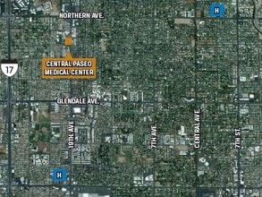 7550 N 19th Ave, Phoenix, AZ - AERIAL  map view - Image1