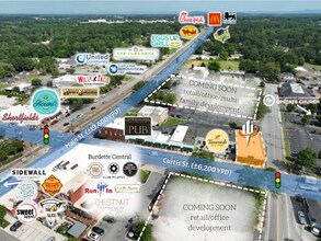 123 E Curtis St, Simpsonville, SC - AERIAL  map view