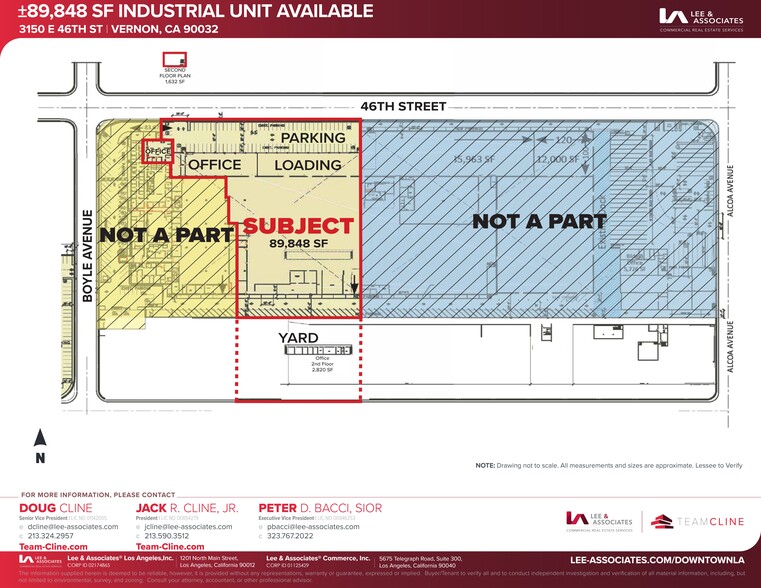 3150 E 46th St, Vernon, CA for lease - Site Plan - Image 2 of 2