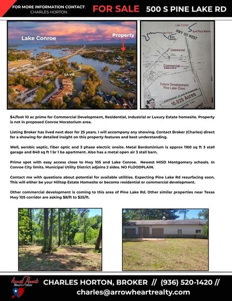 500 S Pine Lake Rd, Montgomery, TX for sale - Building Photo - Image 3 of 20