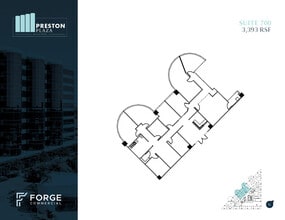 17950 Preston Rd, Dallas, TX for lease Floor Plan- Image 1 of 1