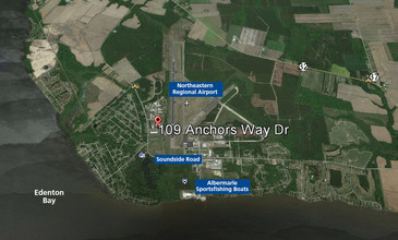 109 Anchors Way Dr, Edenton, NC - aerial  map view - Image1