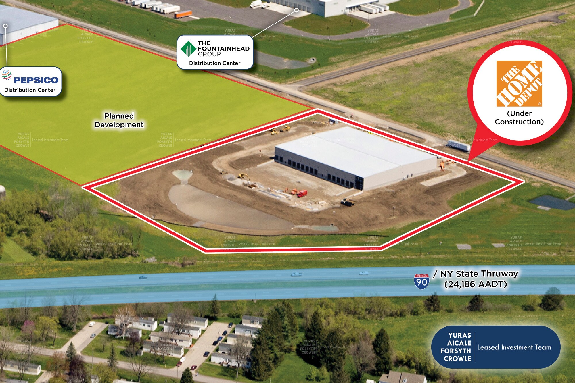 186 Usyk Dr, Frankfort, NY 13340 Home Depot LastMile Distribution