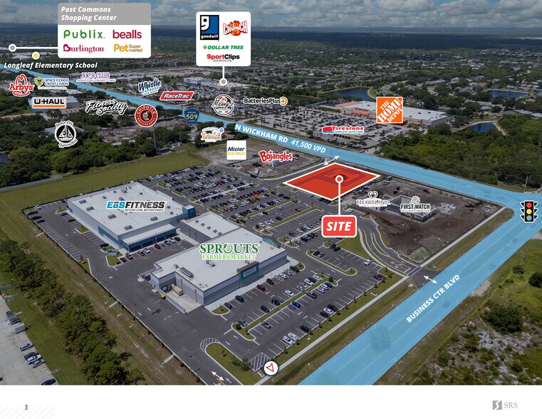 SEC. N. Wickham Road and Business Center Boulevard, Melbourne, FL for sale - Building Photo - Image 3 of 12