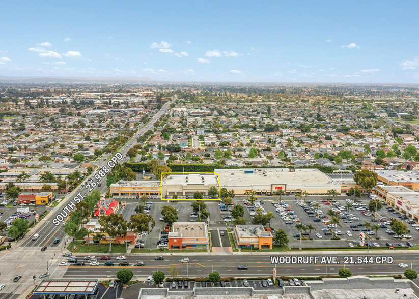 5520 Woodruff Ave, Lakewood, CA for lease - Aerial - Image 3 of 3