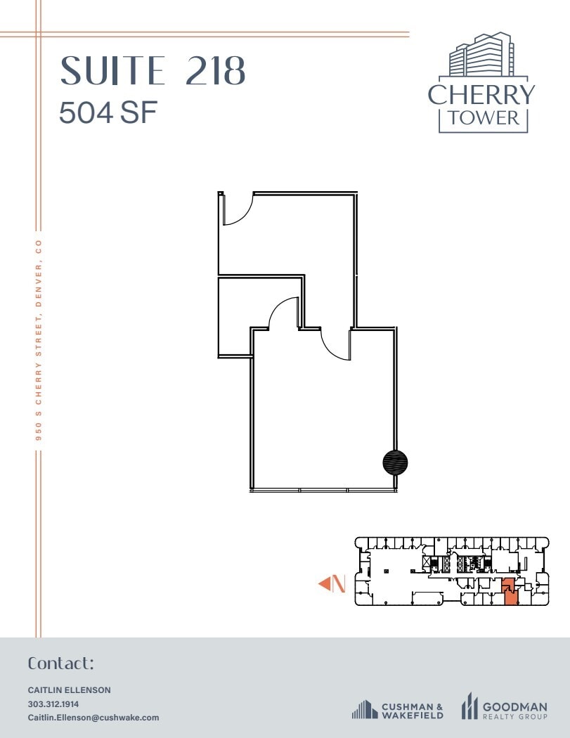 950 S Cherry St, Denver, CO for lease Floor Plan- Image 1 of 1