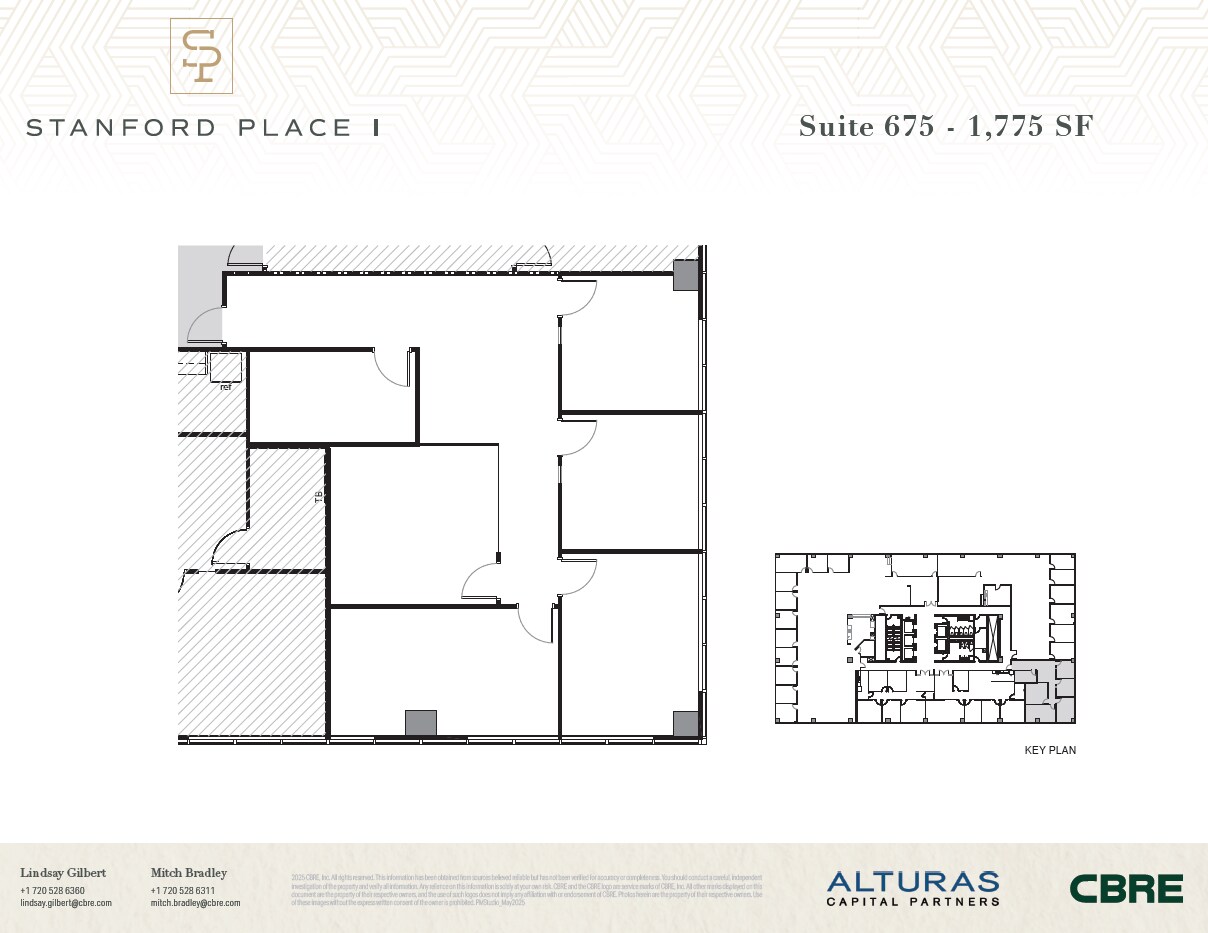 8055 E Tufts Ave, Denver, CO for lease Floor Plan- Image 1 of 1