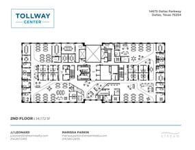 14675 Dallas Pky, Dallas, TX for lease Floor Plan- Image 1 of 1