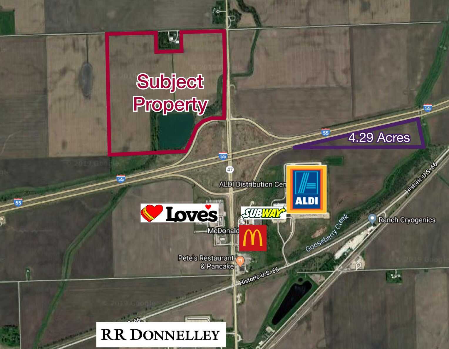 NWC I-55 & Route 47, Dwight, IL for sale Building Photo- Image 1 of 1