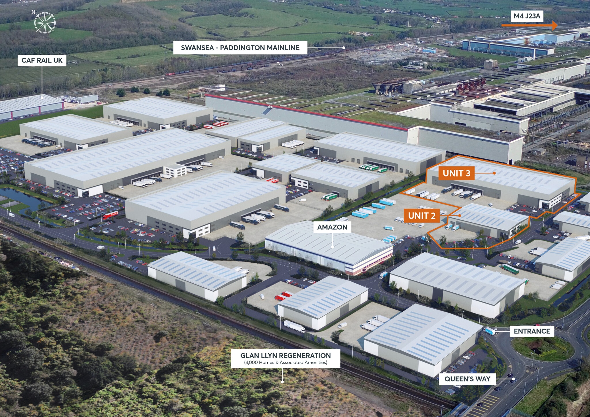 Queen's Way, Newport for sale Aerial- Image 1 of 1