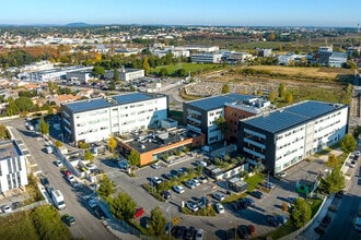 Montpellier, HER - AERIAL map view