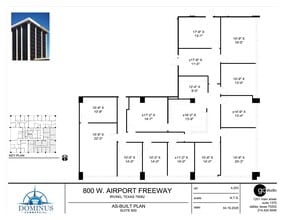 800 W Airport Fwy, Irving, TX for lease Site Plan- Image 2 of 2
