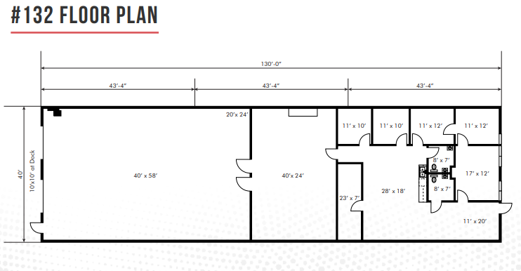 3251 Revere St, Aurora, CO for lease Floor Plan- Image 1 of 1