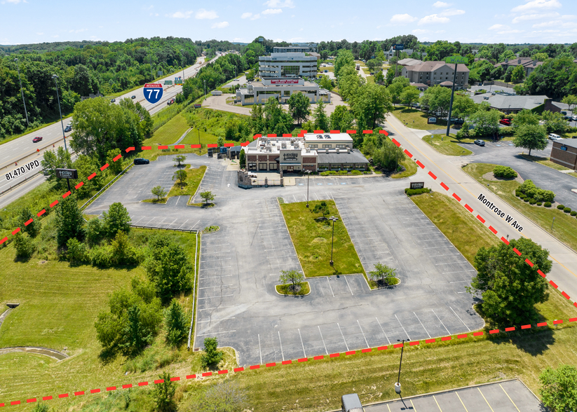 145 Montrose Ave W, Akron, OH for lease - Aerial - Image 3 of 11