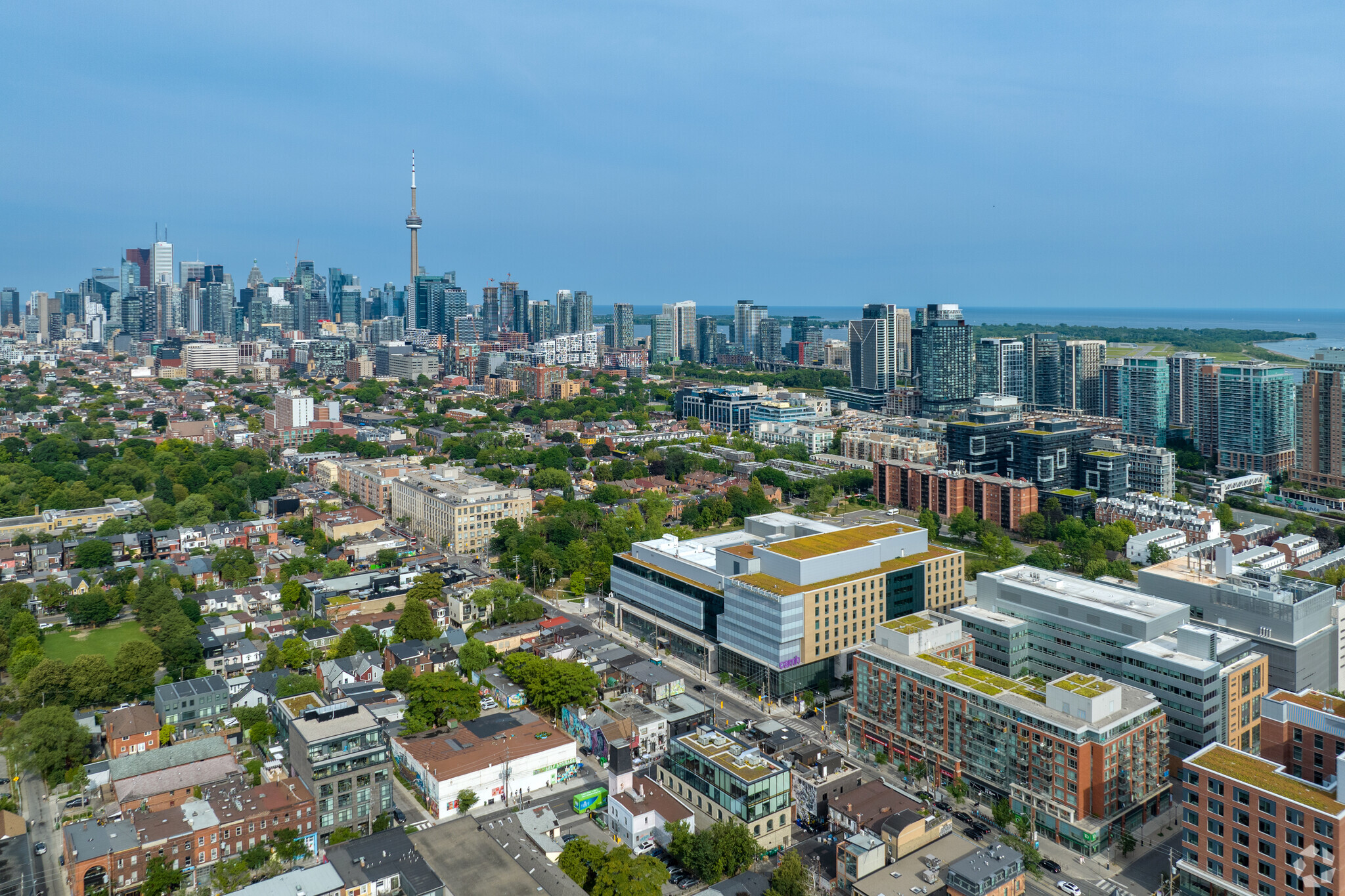 1025 Queen St W, Toronto, ON for lease Aerial- Image 1 of 2