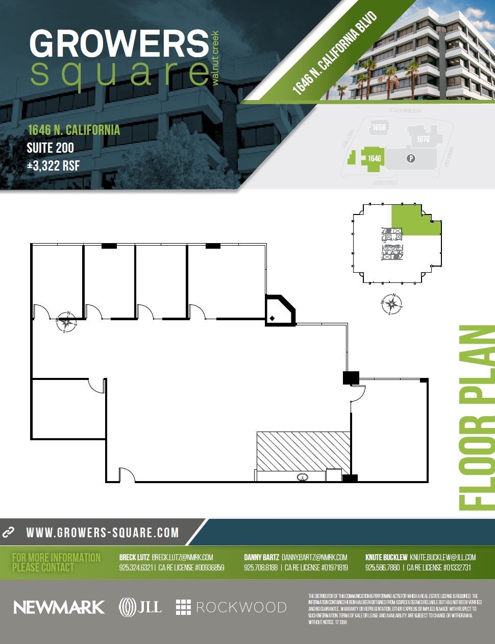 1676 N California Blvd, Walnut Creek, CA for lease Floor Plan- Image 1 of 1