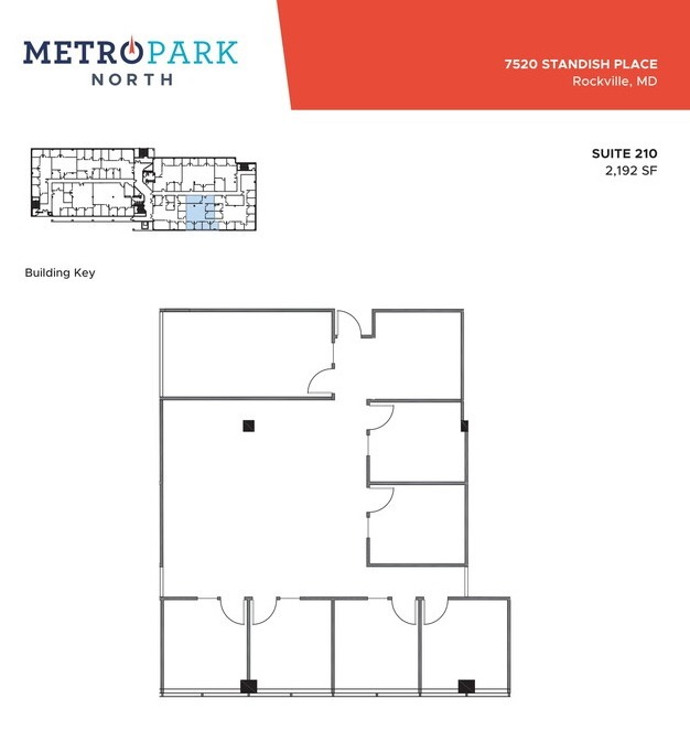 7529 Standish Pl, Rockville, MD for lease Floor Plan- Image 1 of 1