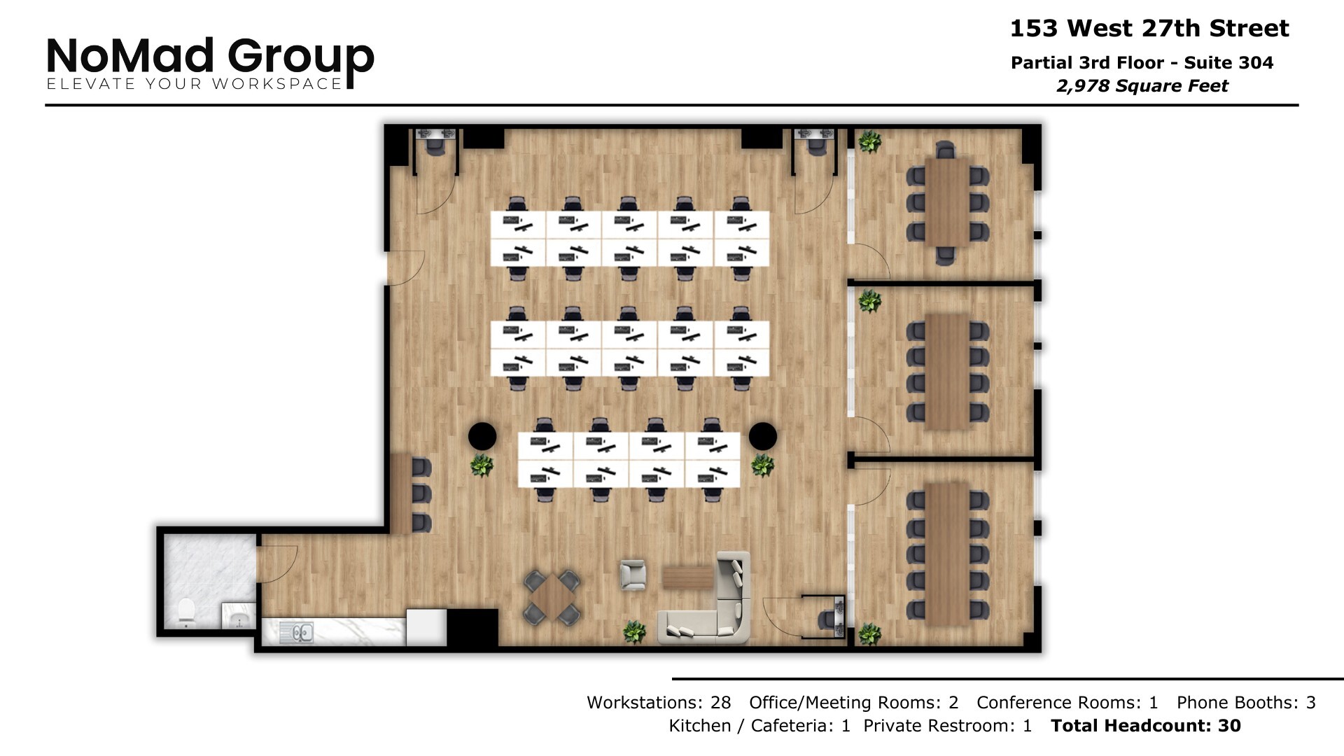 153 W 27th St, New York, NY for lease Floor Plan- Image 1 of 8