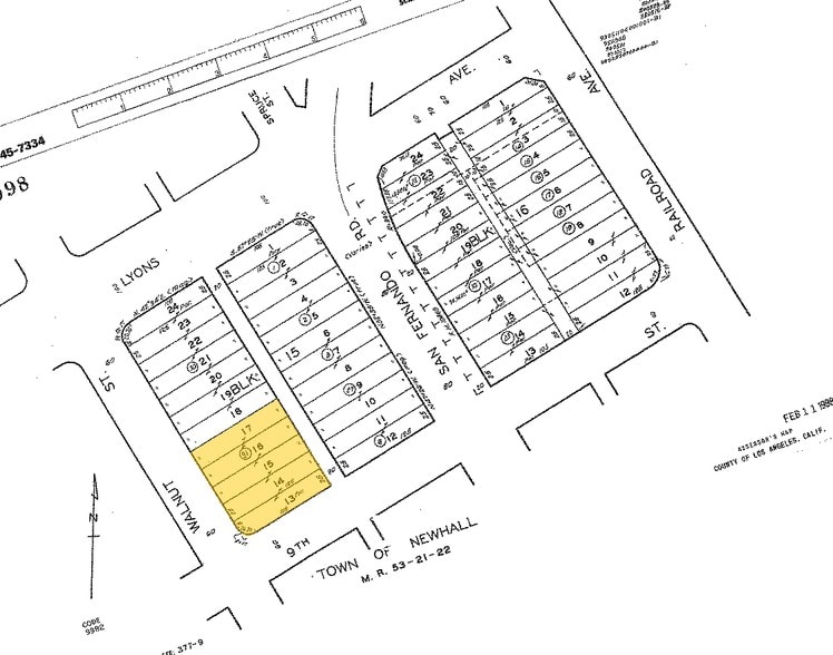 24400 Walnut St, Santa Clarita, CA for lease - Plat Map - Image 2 of 2