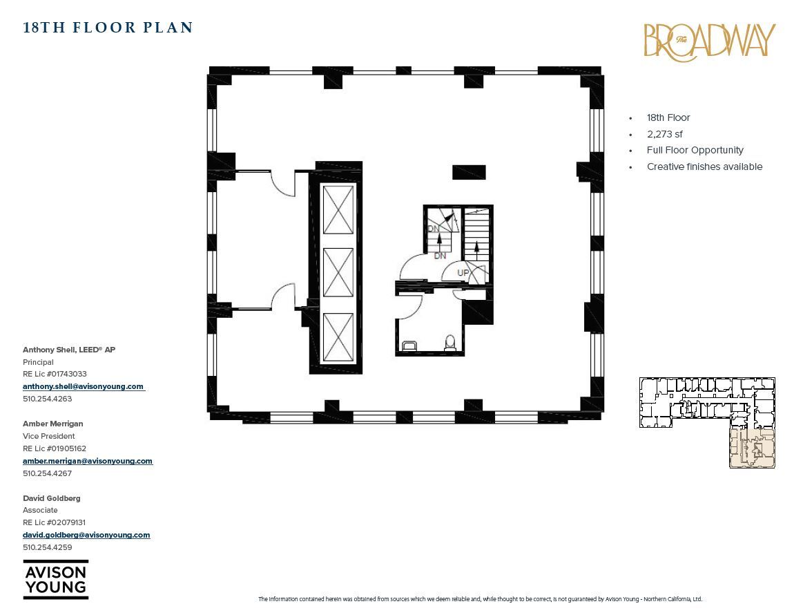 1212 Broadway, Oakland, CA for lease Floor Plan- Image 1 of 2