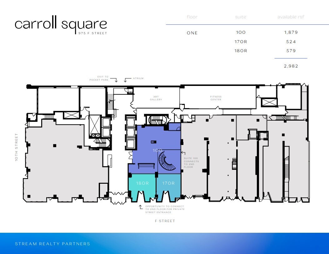 975 F St NW, Washington, DC for lease Floor Plan- Image 1 of 1