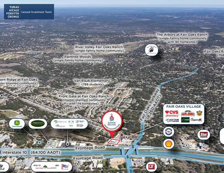 9092 Fair Oaks Pky, Fair Oaks Ranch, TX 78015 Sherwin Williams Fair