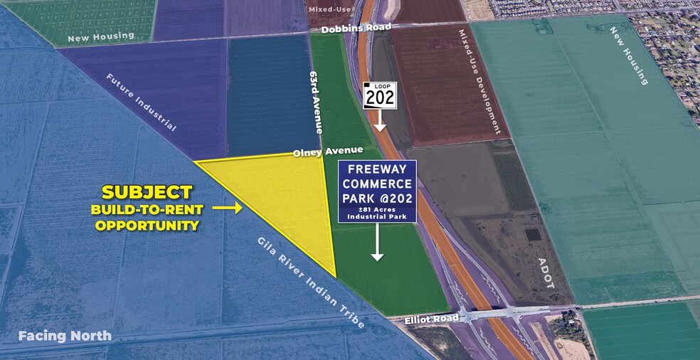 Dobbins Rd & Loop 202, Laveen, AZ for sale - Aerial - Image 1 of 1