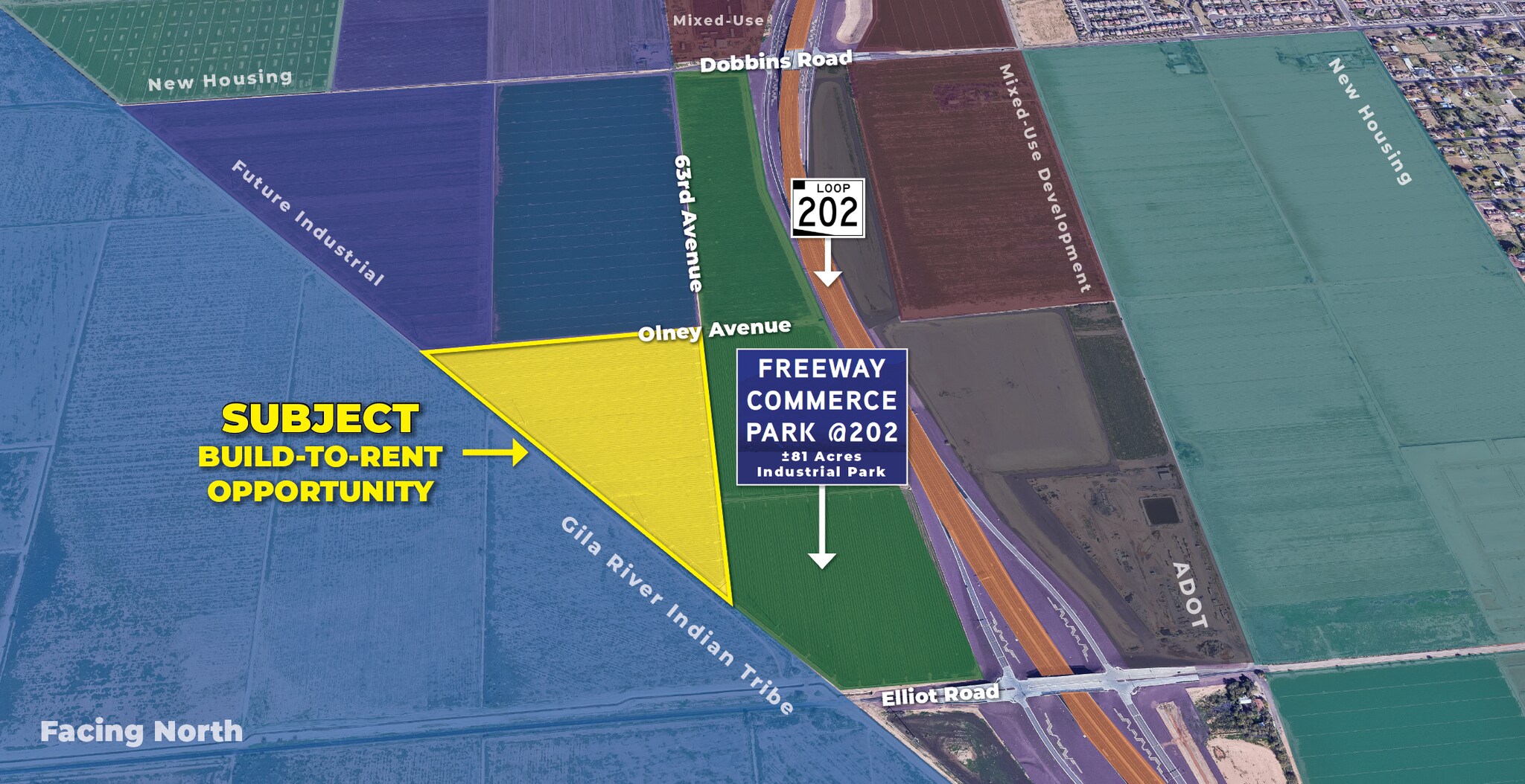 Dobbins Rd & Loop 202, Laveen, AZ for sale Aerial- Image 1 of 1