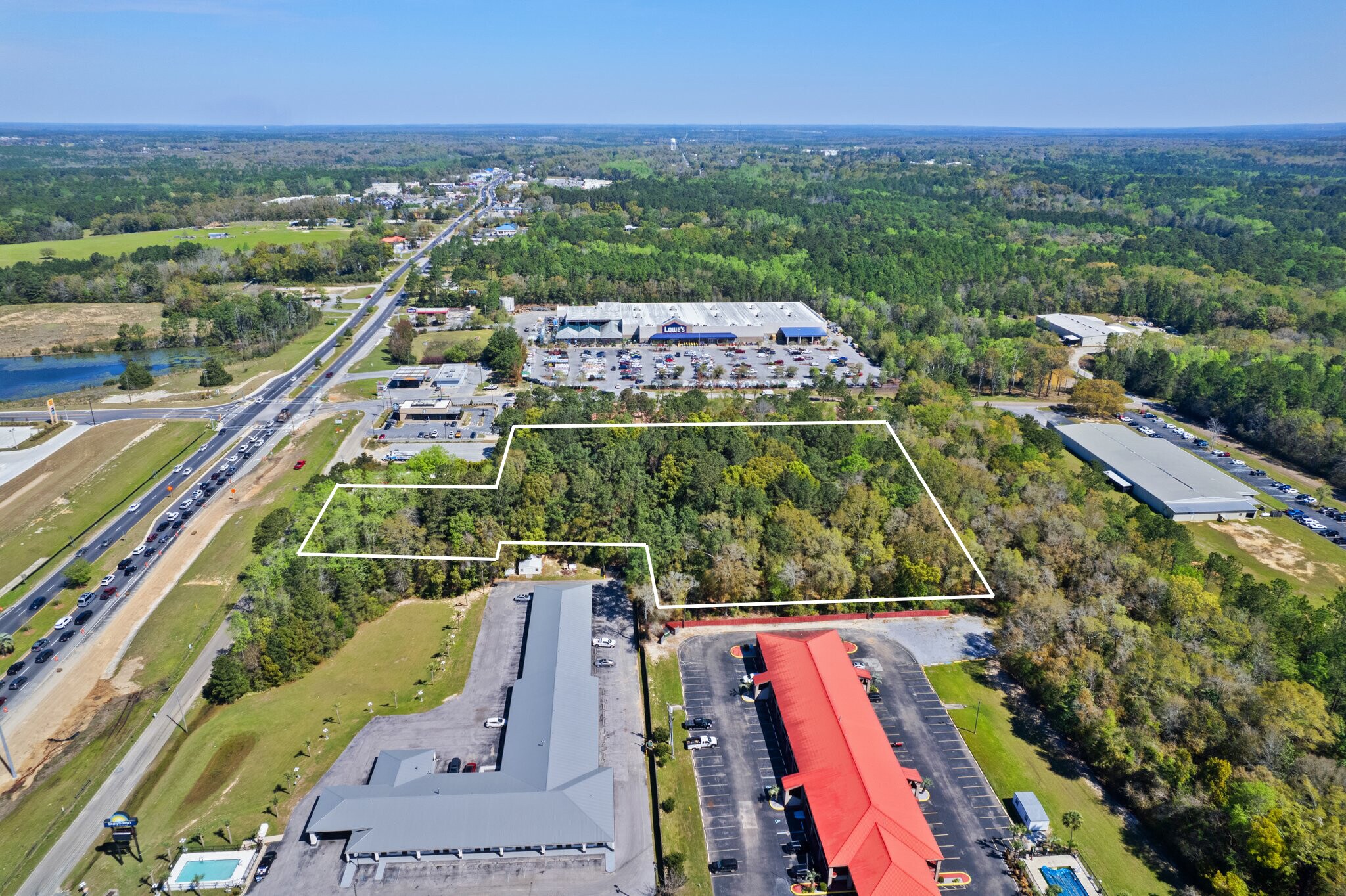 Hugh Adams Rd, Defuniak Springs, FL for sale Aerial- Image 1 of 3