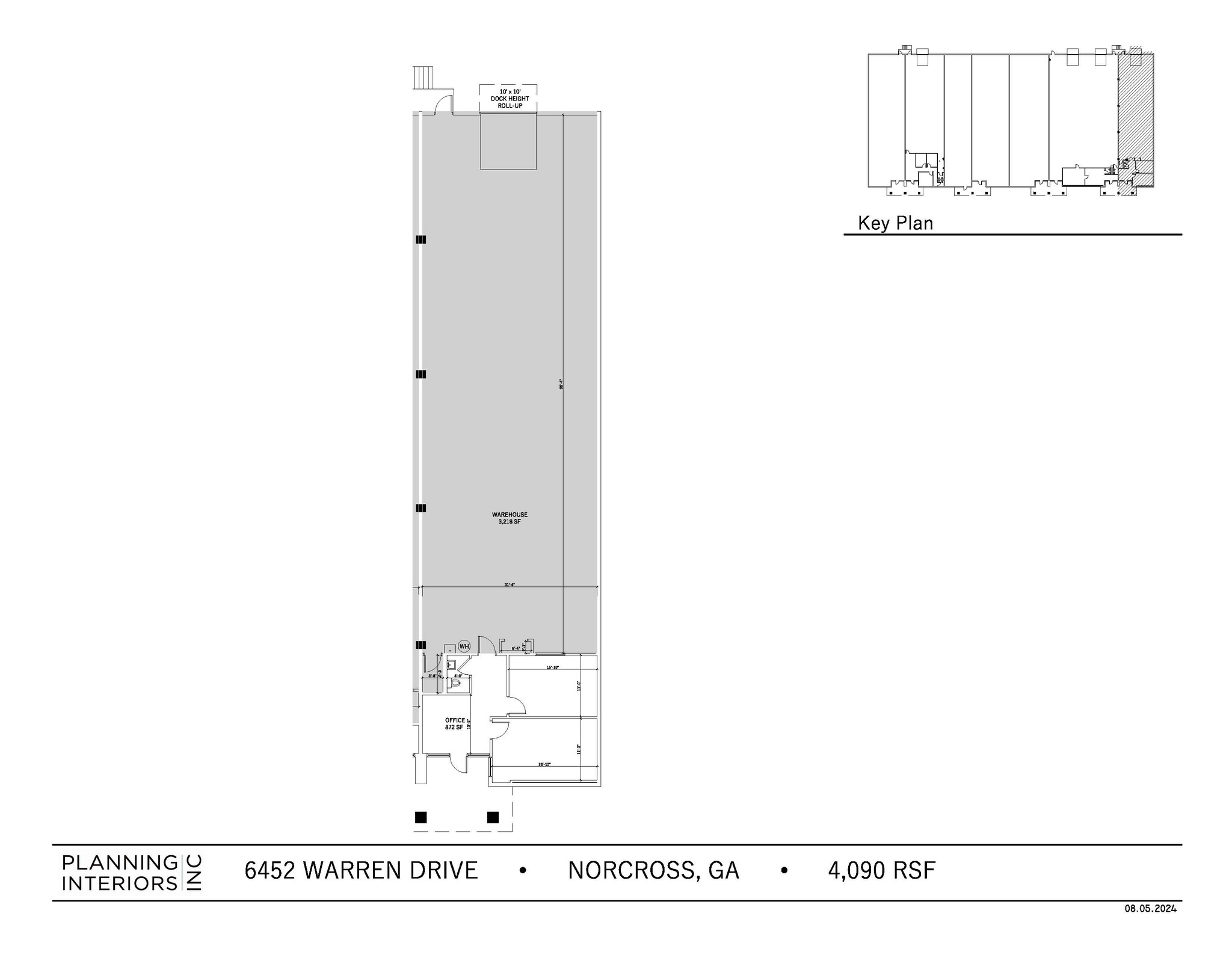 6438-6452 Warren Dr, Norcross, GA for lease Floor Plan- Image 1 of 1