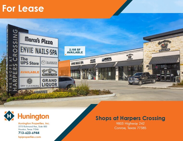 9803 Highway 242, Conroe, TX for lease - Building Photo - Image 1 of 1