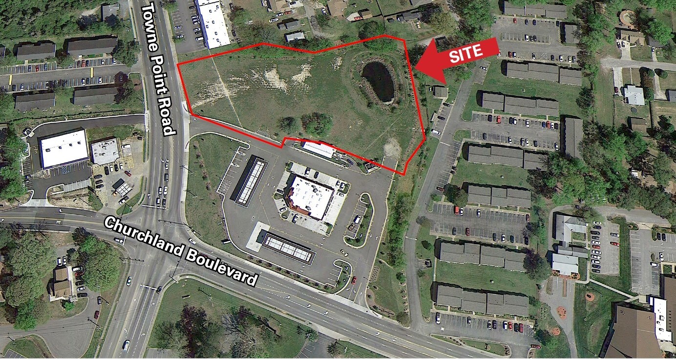 3500 Towne Point Rd, Portsmouth, VA for sale Aerial- Image 1 of 1