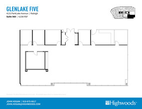 4131 Parklake Ave, Raleigh, NC for lease Floor Plan- Image 1 of 1