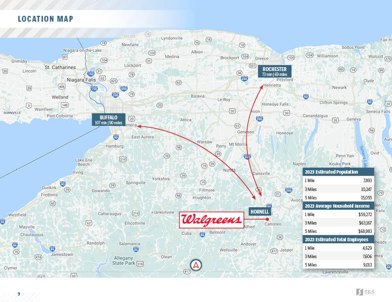 12 Park Dr, Hornell, NY 14843 Walgreens Corp Abs NNN w/ Incrs